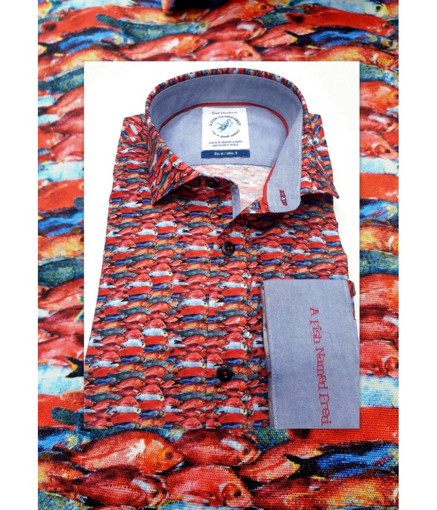 CHEMISE IMPRIME EXCLUSIF POISSONS - A FISH NAMED FRED