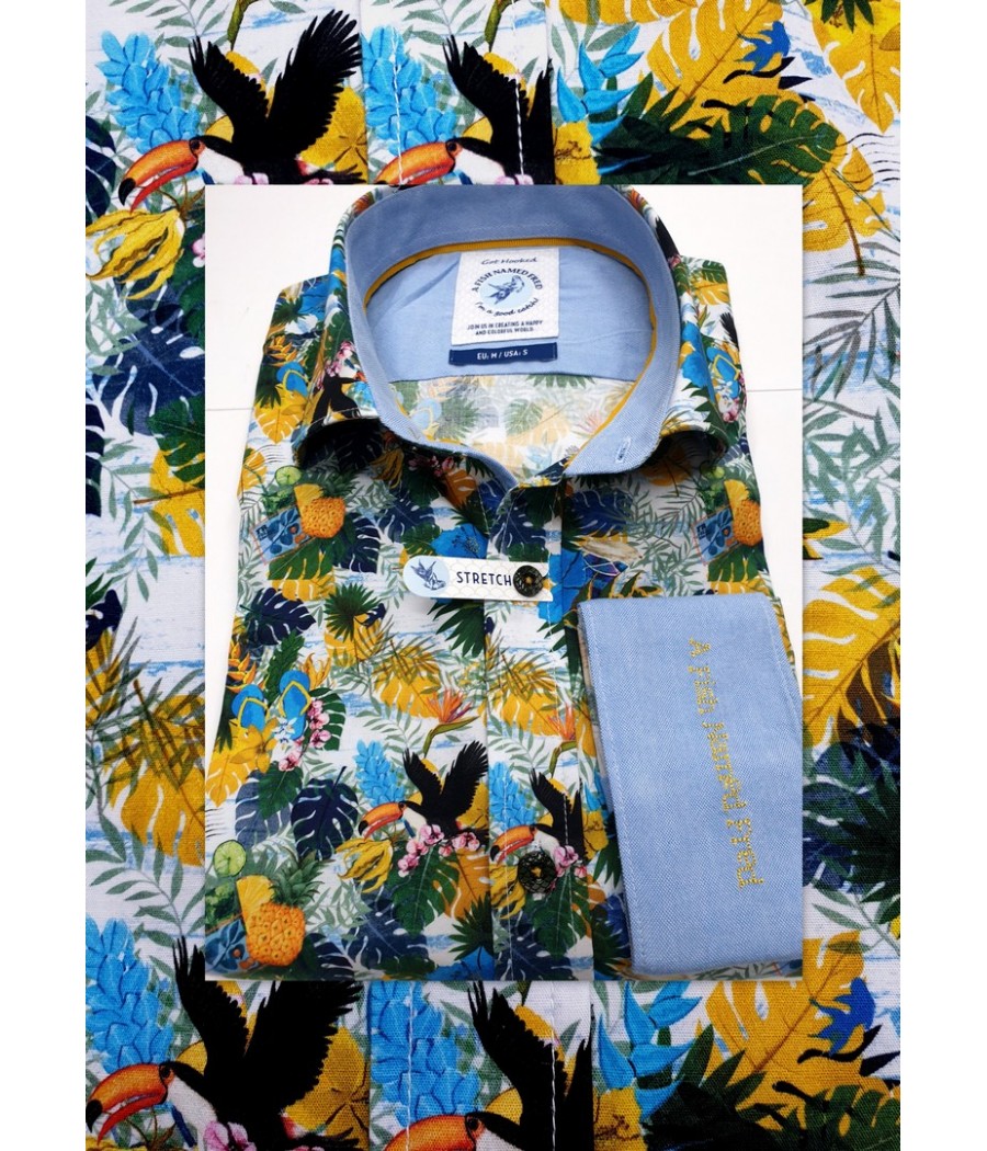 CHEMISE IMPRIME EXCLUSIF "BRAZIL" TOUCAN - A FISH NAMED FRED